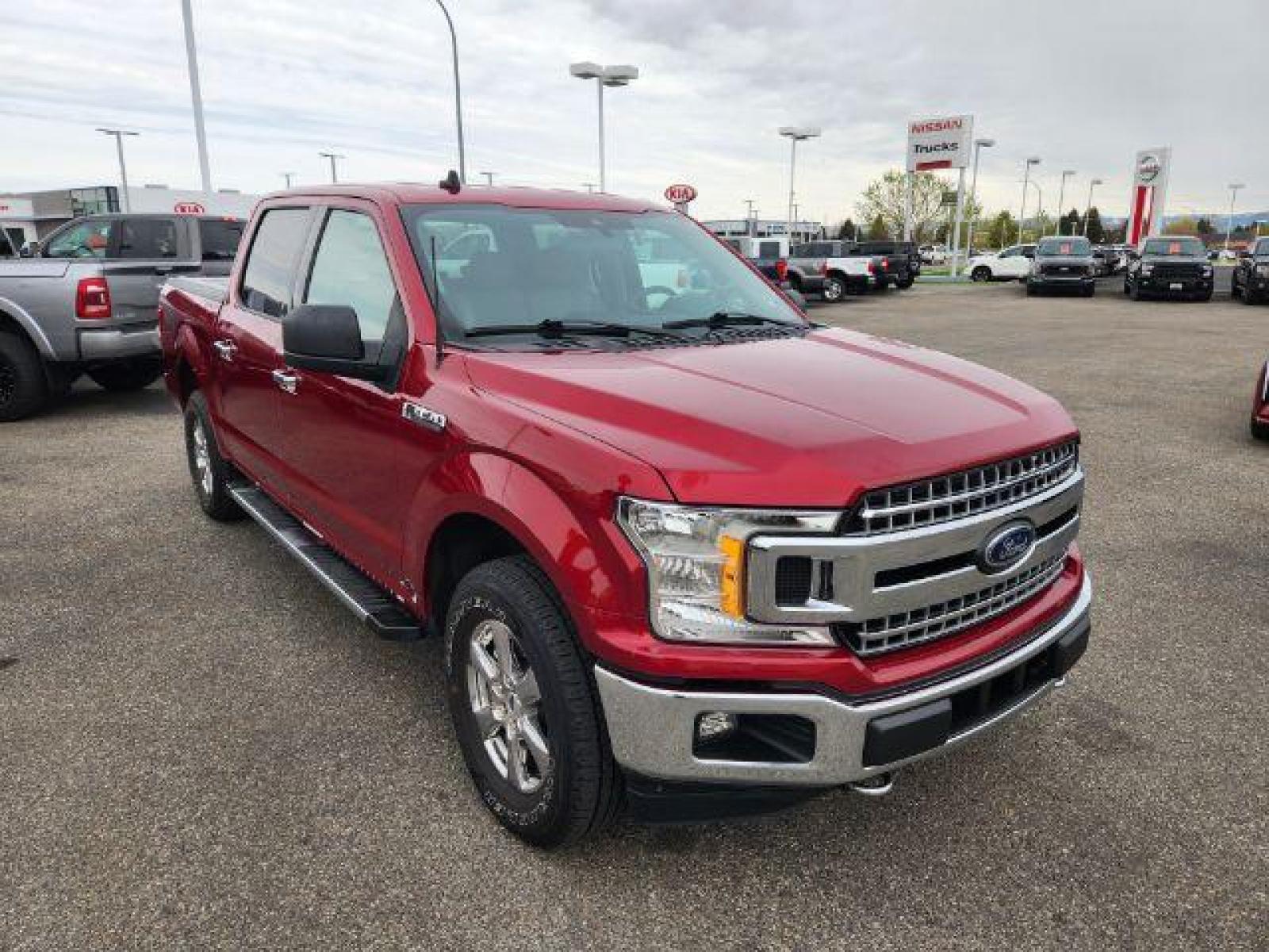 2019 Ruby Red Metallic Tinted Clear Coat /Medium Earth Gray, cloth Ford F-150 XLT SuperCrew 5.5-ft. Bed 4WD (1FTEW1EP4KK) with an 2.7L V6 DOHC 24V engine, Automatic transmission, located at 1235 N Woodruff Ave., Idaho Falls, 83401, (208) 523-1053, 43.507172, -112.000488 - Here is your new pre-owned 2019 Ford F-150 XLT with low miles! This pickup is as clean today as it was the day it rolled off of the assembly line! The SuperCrew has all the leg room you need and then some! Your vehicle comes with near new GOOD YEAR WRANGLER tires with 95% tread left on them. Come on - Photo #7