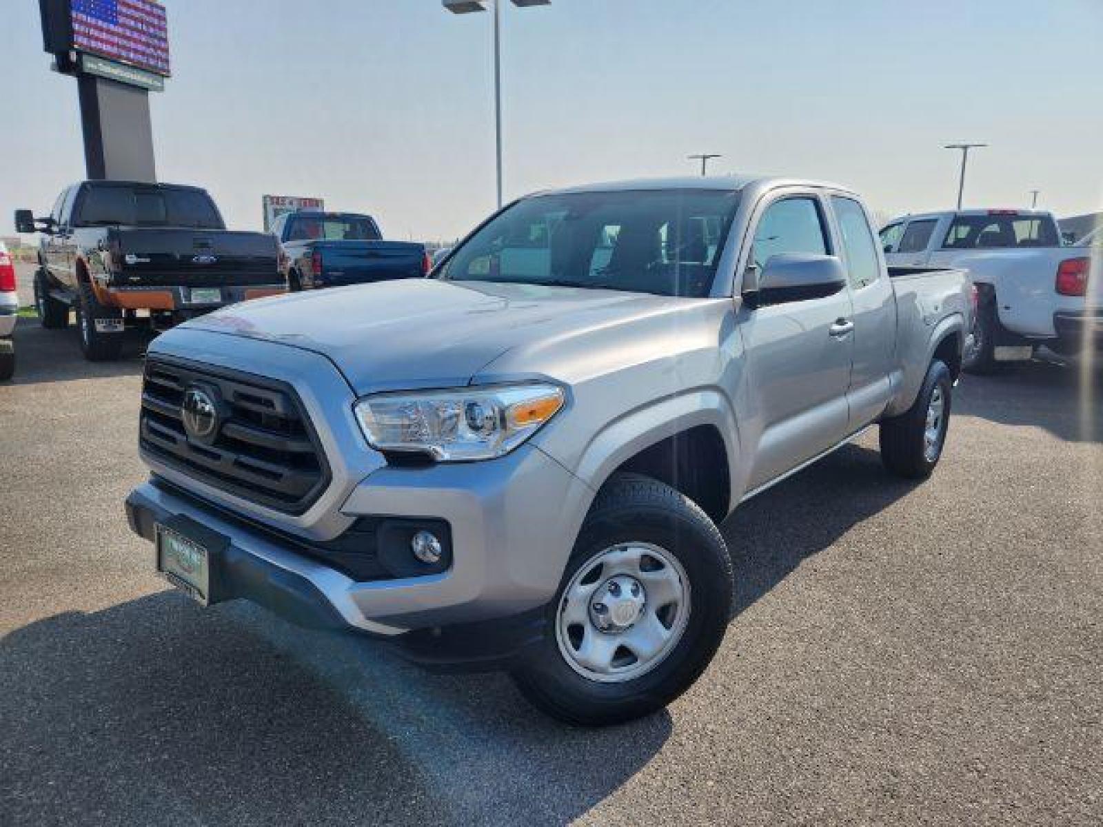 2018 Silver Sky Metallic /SILVER Toyota Tacoma SR5 Access Cab I4 6AT 4WD (5TFSX5EN9JX) with an 2.7L L4 DOHC 16V engine, 6-Speed Automatic transmission, located at 1235 N Woodruff Ave., Idaho Falls, 83401, (208) 523-1053, 43.507172, -112.000488 - The Toyota Tacoma is one of the most sought after and iconic vehicles ever manufactured and it's for many reasons! These mid-sized pickups have the versatility to hit the highways, the city streets, and most importantly, the smaller trails off road! It has the size and fuel efficiency of a smaller S - Photo #1