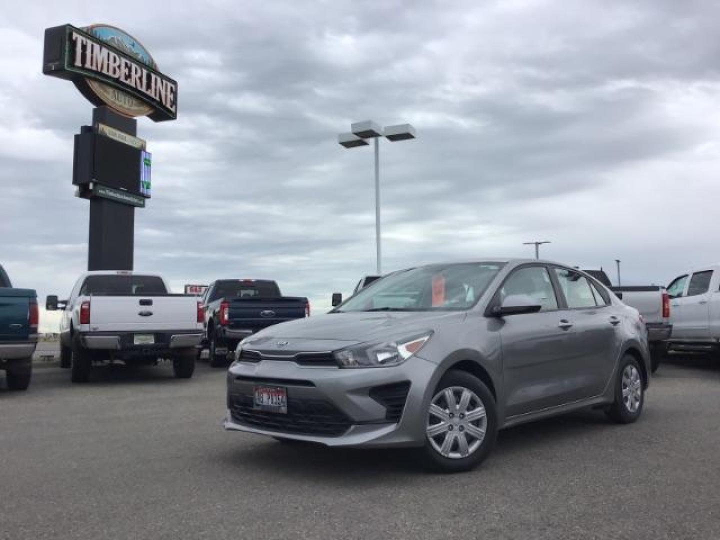 2021 Gray /Gray Kia Rio S (3KPA24AD7ME) with an 1.6L L4 DOHC 16V engine, 6-Speed Automatic transmission, located at 1235 N Woodruff Ave., Idaho Falls, 83401, (208) 523-1053, 43.507172, -112.000488 - Photo#0