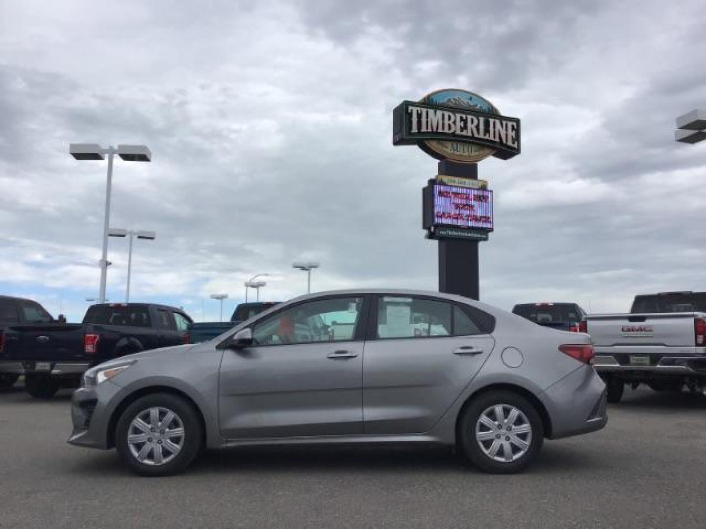 2021 Gray /Gray Kia Rio S (3KPA24AD7ME) with an 1.6L L4 DOHC 16V engine, 6-Speed Automatic transmission, located at 1235 N Woodruff Ave., Idaho Falls, 83401, (208) 523-1053, 43.507172, -112.000488 - Photo#2