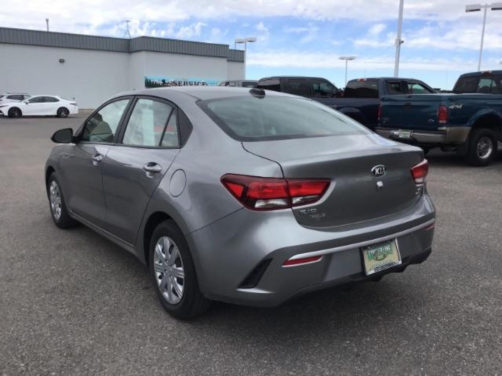 2021 Gray /Gray Kia Rio S (3KPA24AD7ME) with an 1.6L L4 DOHC 16V engine, 6-Speed Automatic transmission, located at 1235 N Woodruff Ave., Idaho Falls, 83401, (208) 523-1053, 43.507172, -112.000488 - Photo #3