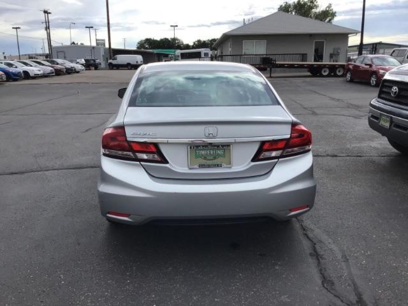 2013 Urban Titanium Metallic /Stone Cloth Interior Honda Civic LX Sedan 5-Speed AT (19XFB2F52DE) with an 1.8L L4 SOHC 16V engine, 5-Speed Automatic transmission, located at 1235 N Woodruff Ave., Idaho Falls, 83401, (208) 523-1053, 43.507172, -112.000488 - Photo #3