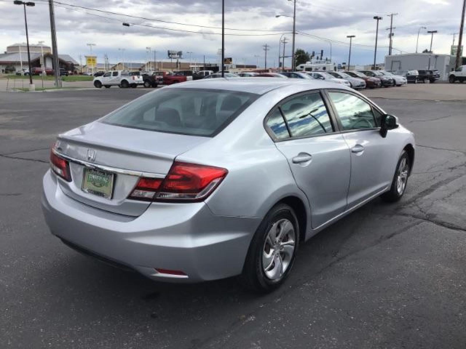 2013 Urban Titanium Metallic /Stone Cloth Interior Honda Civic LX Sedan 5-Speed AT (19XFB2F52DE) with an 1.8L L4 SOHC 16V engine, 5-Speed Automatic transmission, located at 1235 N Woodruff Ave., Idaho Falls, 83401, (208) 523-1053, 43.507172, -112.000488 - Photo #4