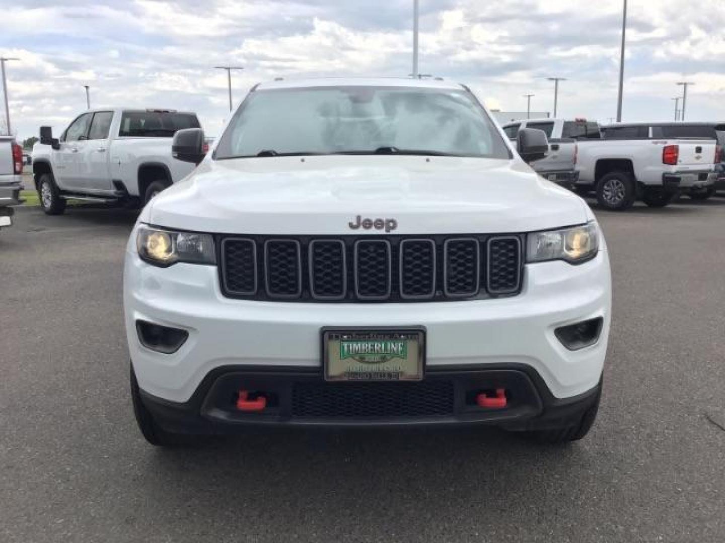 2020 Bright White Clear Coat /Black/Ruby Red, leather Jeep Grand Cherokee Trailhawk 4WD (1C4RJFLG5LC) with an 3.6L V6 DOHC 24V engine, 8-Speed Automatic transmission, located at 1235 N Woodruff Ave., Idaho Falls, 83401, (208) 523-1053, 43.507172, -112.000488 - Photo#7