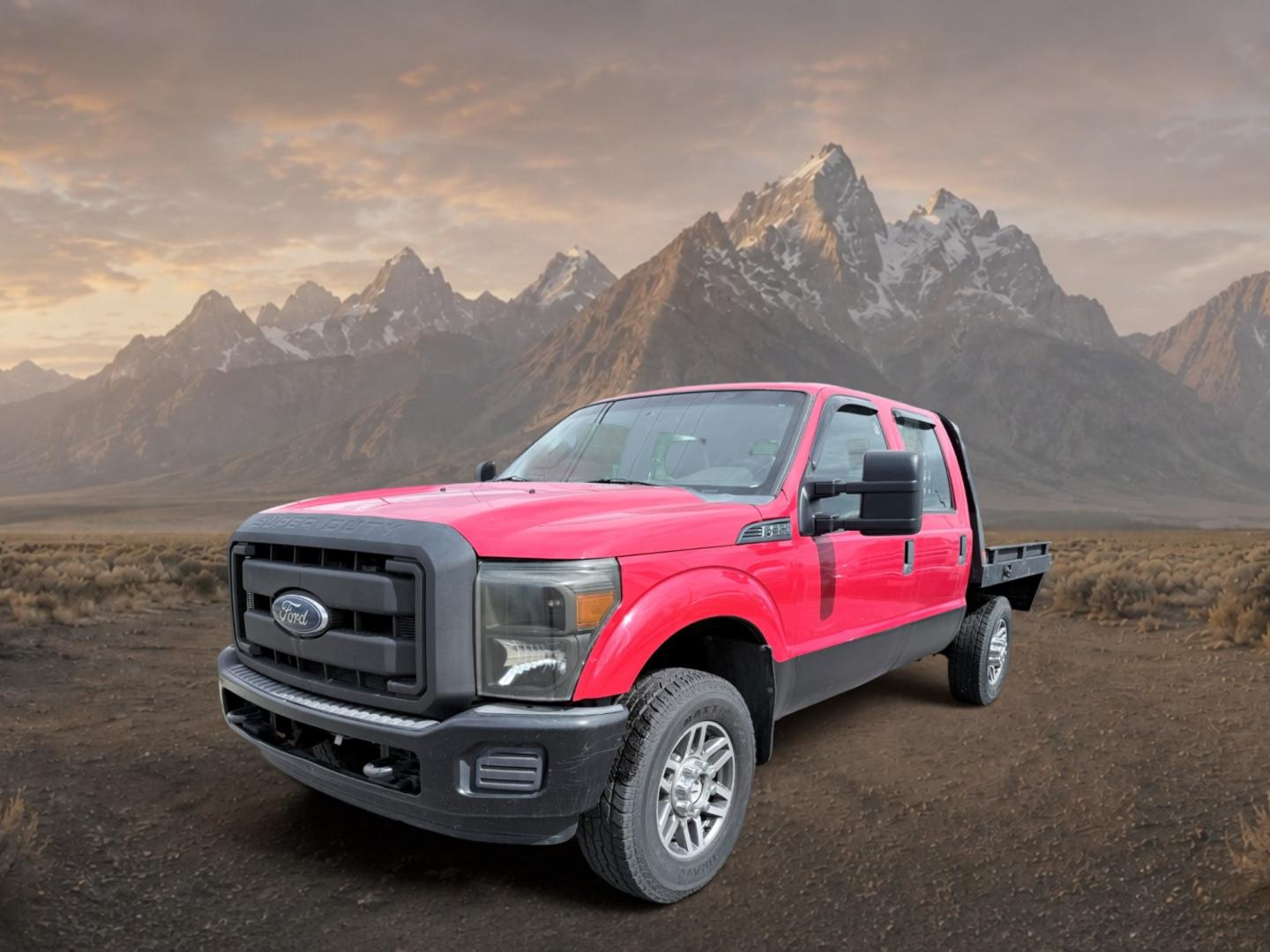 2013 Vermillion Red /Steel Ford F-350 XL (1FT8W3B60DE) with an V8, 6.2L engine, 6-Speed Automatic transmission, located at 1175 N Woodruff Ave, Idaho Falls, ID, 83401, 43.506901, -111.999657 - <b>Vehicle Details</b><br>Looking for a dependable heavy-duty truck in Idaho Falls, ID? This pre-owned 2013 Ford F-350 Super Duty XL Crew Cab 4WD is ready for work and built to handle tough jobs with confidence. Powered by a V8, 6.2L gasoline engine and equipped with 4WD, this Ford Super Duty delive- Photo#0
