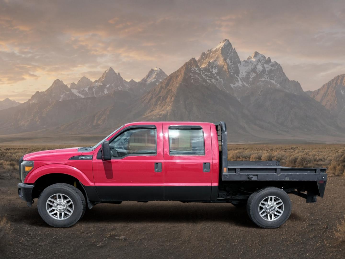 2013 Vermillion Red /Steel Ford F-350 XL (1FT8W3B60DE) with an V8, 6.2L engine, 6-Speed Automatic transmission, located at 1175 N Woodruff Ave, Idaho Falls, ID, 83401, 43.506901, -111.999657 - <b>Vehicle Details</b><br>Looking for a dependable heavy-duty truck in Idaho Falls, ID? This pre-owned 2013 Ford F-350 Super Duty XL Crew Cab 4WD is ready for work and built to handle tough jobs with confidence. Powered by a V8, 6.2L gasoline engine and equipped with 4WD, this Ford Super Duty delive- Photo#1