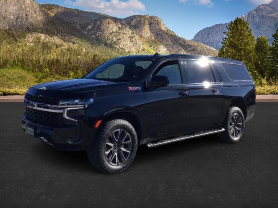 2022 Black /Jet Black Chevrolet Suburban (1GNSKDKDXNR) with an 53L V8 OHV 16V engine, Automatic transmission, located at 1175 N Woodruff Ave, Idaho Falls, ID, 83401, 43.506901, -111.999657- Photo#0