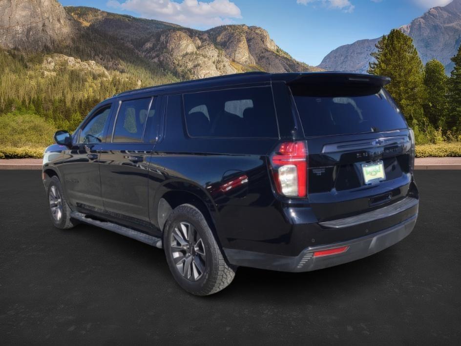 2022 Black /Jet Black Chevrolet Suburban (1GNSKDKDXNR) with an 53L V8 OHV 16V engine, Automatic transmission, located at 1175 N Woodruff Ave, Idaho Falls, ID, 83401, 43.506901, -111.999657- Photo#2