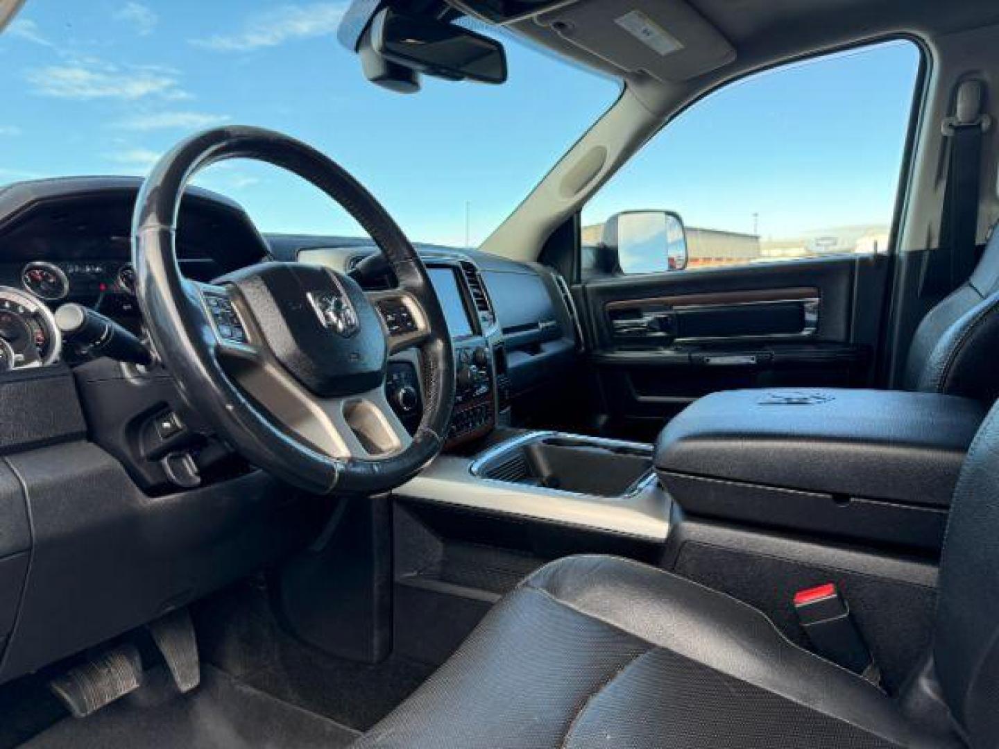 2016 BLACK /Black, leather Ram 2500 (3C6UR5FL1GG) with an 67L L6 OHV 24V TURBO DIESEL engine, Automatic transmission, located at 1175 N Woodruff Ave, Idaho Falls, ID, 83401, 43.506901, -111.999657 - At Timberline Auto, finding a great deal on your next vehicle is always easy! Our experienced sales staff's goal is to help find you the right vehicle at the right price! Our knowledgeable finance department has options for almost any credit score. We offer extended service contract options to prote - Photo#36