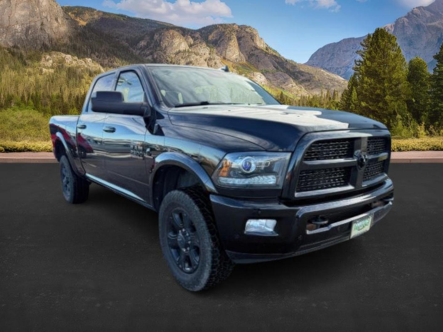 2016 BLACK /Black, leather Ram 2500 (3C6UR5FL1GG) with an 67L L6 OHV 24V TURBO DIESEL engine, Automatic transmission, located at 1175 N Woodruff Ave, Idaho Falls, ID, 83401, 43.506901, -111.999657 - At Timberline Auto, finding a great deal on your next vehicle is always easy! Our experienced sales staff's goal is to help find you the right vehicle at the right price! Our knowledgeable finance department has options for almost any credit score. We offer extended service contract options to prote - Photo#6