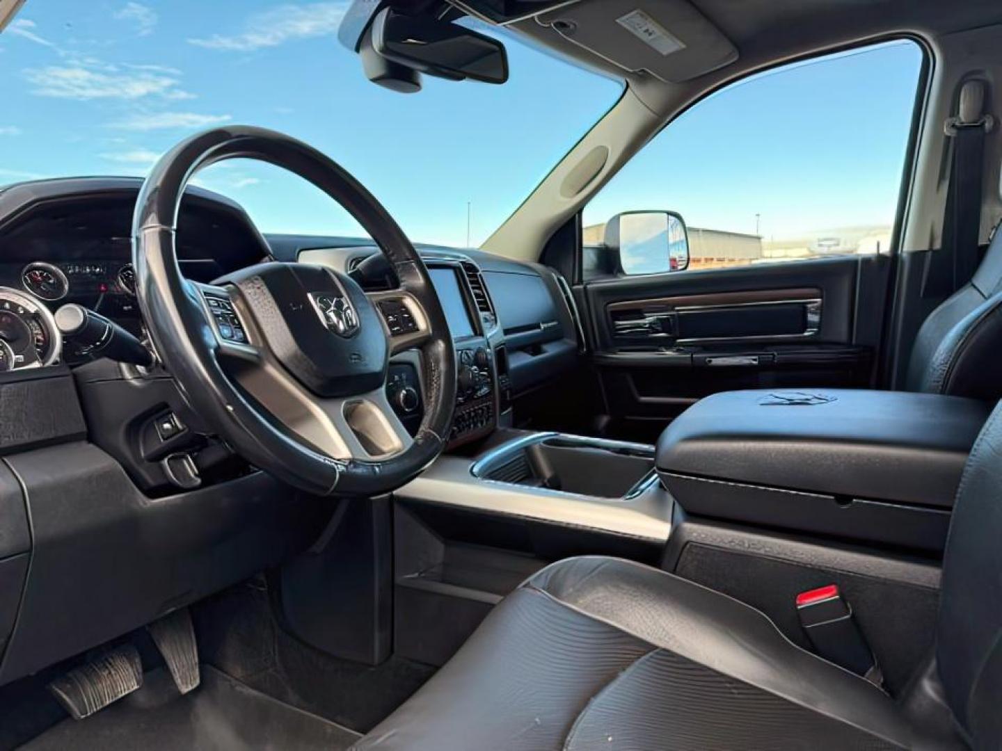 2016 BLACK /Black, leather Ram 2500 (3C6UR5FL1GG) with an 67L L6 OHV 24V TURBO DIESEL engine, Automatic transmission, located at 1175 N Woodruff Ave, Idaho Falls, ID, 83401, 43.506901, -111.999657 - At Timberline Auto, finding a great deal on your next vehicle is always easy! Our experienced sales staff's goal is to help find you the right vehicle at the right price! Our knowledgeable finance department has options for almost any credit score. We offer extended service contract options to prote - Photo#11