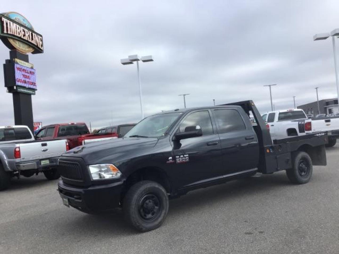 2016 GRAY /Black/Diesel Gray, cloth RAM 2500 Tradesman Crew Cab LWB 4WD (3C6UR5HL2GG) with an 6.7L L6 OHV 24V TURBO DIESEL engine, 6-Speed Automatic transmission, located at 1235 N Woodruff Ave., Idaho Falls, 83401, (208) 523-1053, 43.507172, -112.000488 - Photo#0