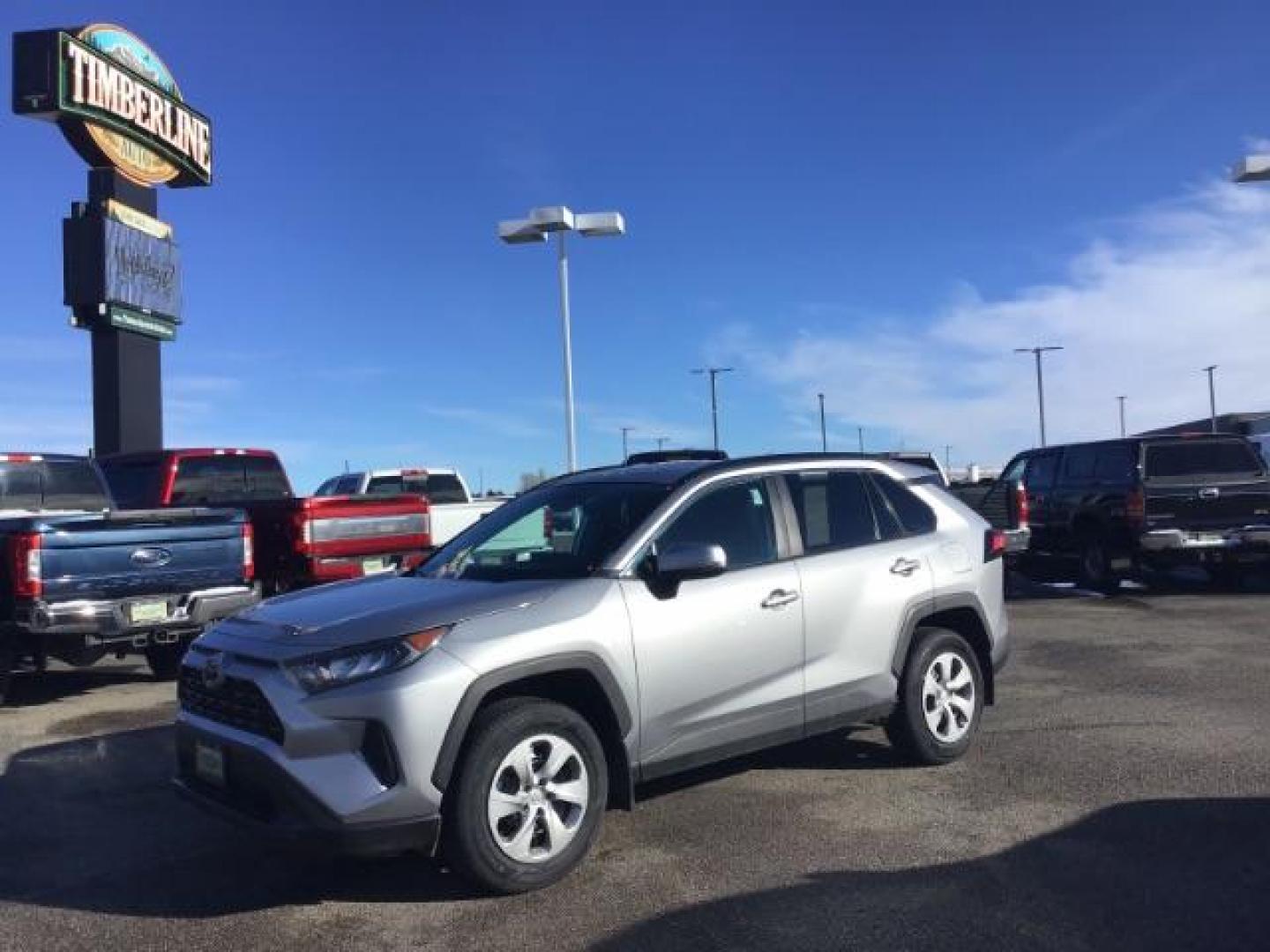 2021 Silver Sky Metallic /Black, cloth Toyota RAV4 LE AWD (2T3G1RFV9MC) with an 2.5L L4 DOHC 16V engine, 8-Speed Automatic transmission, located at 1235 N Woodruff Ave., Idaho Falls, 83401, (208) 523-1053, 43.507172, -112.000488 - Photo#0
