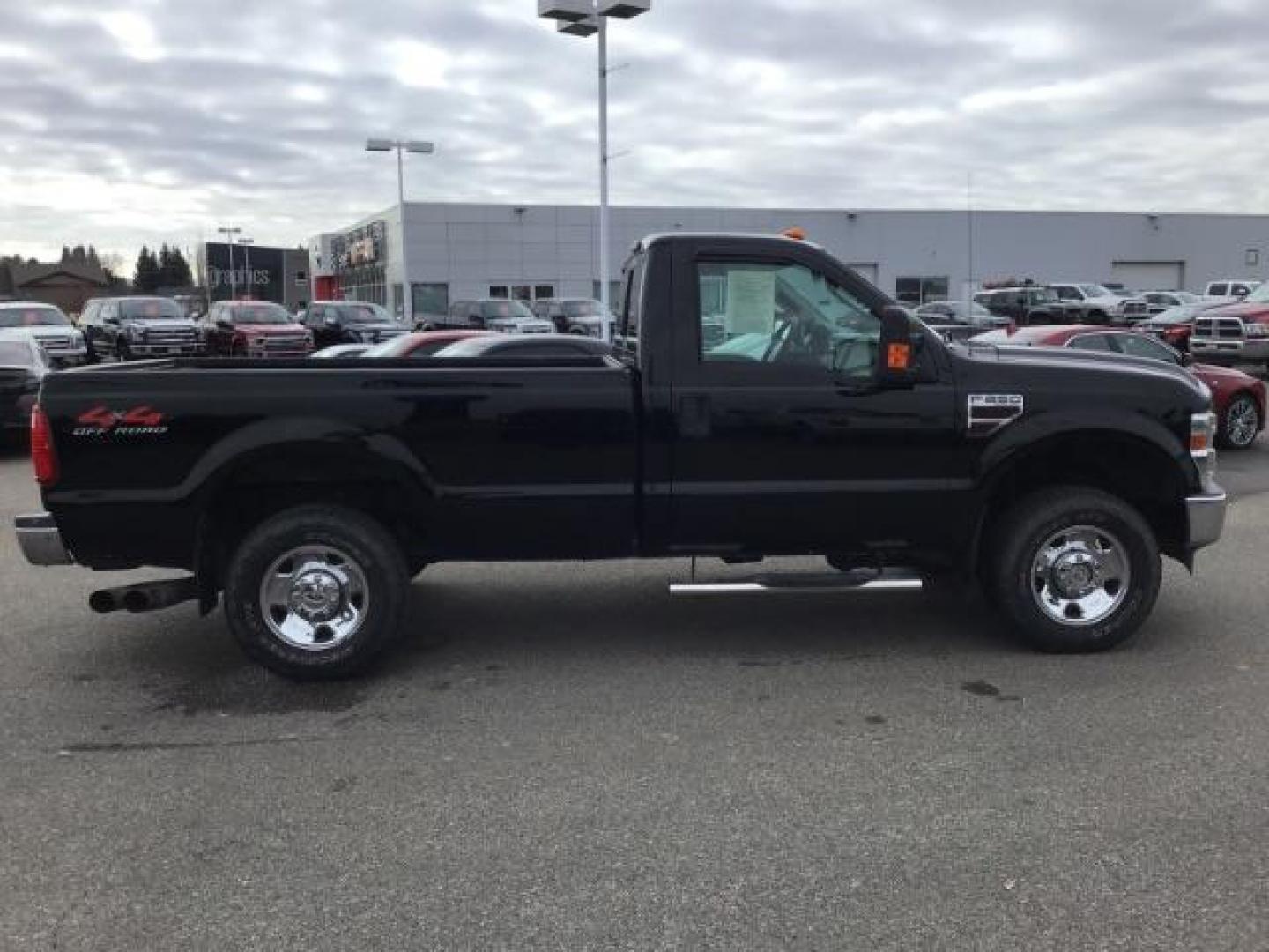2008 Black /Medium Stone Cloth Interior Ford F-250 SD XLT 4WD (1FTSF21RX8E) with an 6.4L V8 OHV 32V TURBO DIESEL engine, 5-Speed Automatic transmission, located at 1235 N Woodruff Ave., Idaho Falls, 83401, (208) 523-1053, 43.507172, -112.000488 - Photo#5