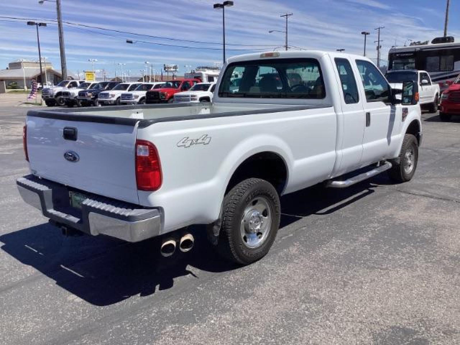 2008 Oxford White /Medium Stone Cloth Interior Ford F-250 SD XLT SuperCab Long Bed 4WD (1FTSX21R68E) with an 6.4L V8 OHV 32V TURBO DIESEL engine, 5-Speed Automatic transmission, located at 1235 N Woodruff Ave., Idaho Falls, 83401, (208) 523-1053, 43.507172, -112.000488 - This 2008 Ford F250 XLT has the 6.4L diesel motor. It has fixed running boards, cloth interior, AM/FM CD stereo, keyless remote, power locks, power windows, and integrated trailer brake. At Timberline Auto it is always easy to find a great deal on your next vehicle! Our experienced sales staff can h - Photo #30