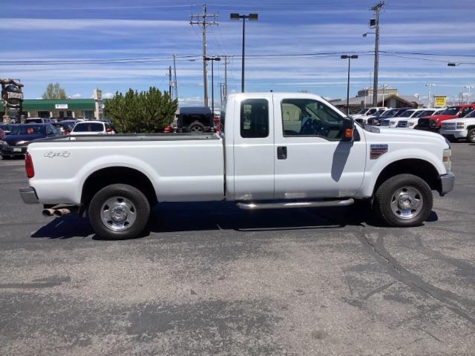 2008 Oxford White /Medium Stone Cloth Interior Ford F-250 SD XLT SuperCab Long Bed 4WD (1FTSX21R68E) with an 6.4L V8 OHV 32V TURBO DIESEL engine, 5-Speed Automatic transmission, located at 1235 N Woodruff Ave., Idaho Falls, 83401, (208) 523-1053, 43.507172, -112.000488 - This 2008 Ford F250 XLT has the 6.4L diesel motor. It has fixed running boards, cloth interior, AM/FM CD stereo, keyless remote, power locks, power windows, and integrated trailer brake. At Timberline Auto it is always easy to find a great deal on your next vehicle! Our experienced sales staff can h - Photo #31