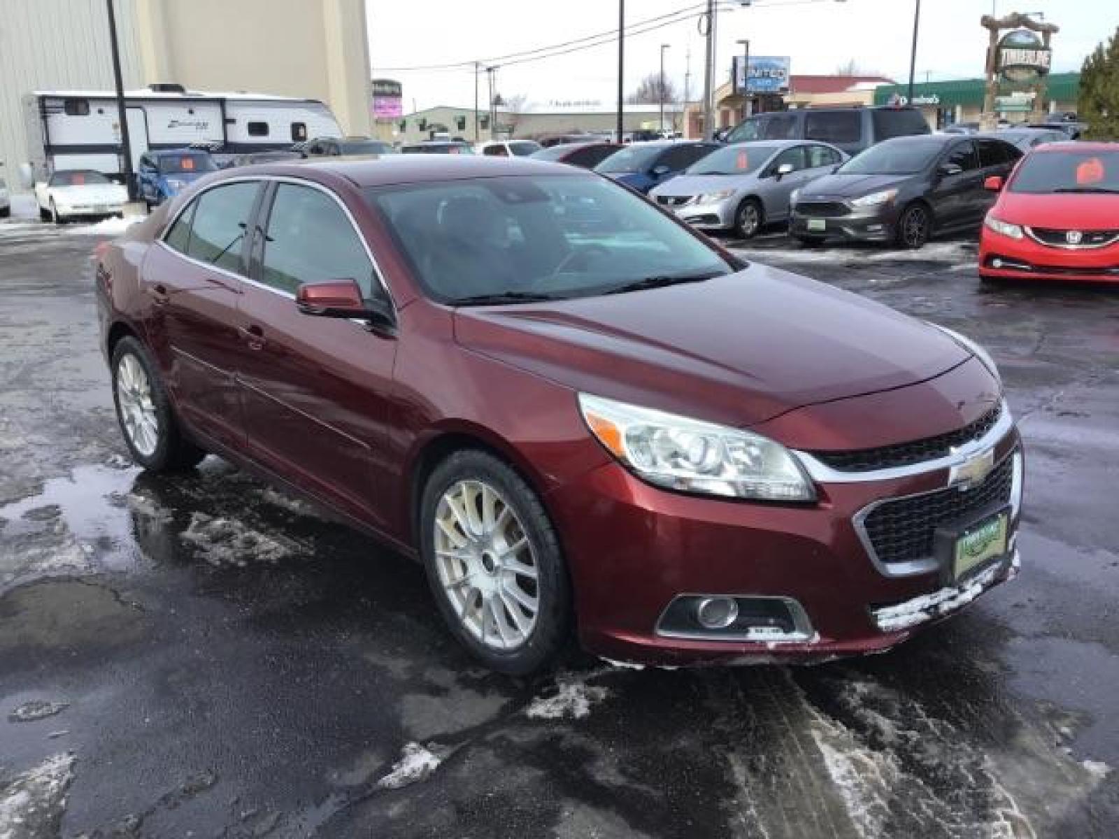 2015 Butte Red Metallic /Jet Black Chevrolet Malibu 2LT (1G11D5SL5FF) with an 2.5L L4 DOHC 16V engine, 6-Speed Automatic transmission, located at 1235 N Woodruff Ave., Idaho Falls, 83401, (208) 523-1053, 43.507172, -112.000488 - This 2015 Chevrolet Malibu 2LT, has 134,000 miles. Comes with Leather interior, heated seats, power seats, blue tooth audio, touch screen stereo, and back up camera. At Timberline Auto it is always easy to find a great deal on your next vehicle! Our experienced sales staff can help find the right v - Photo #6