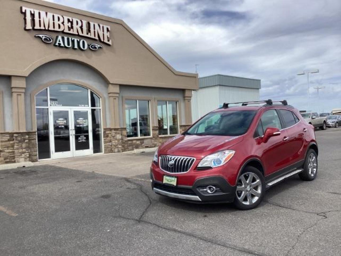2016 RED /Ebony, leather Buick Encore Premium AWD (KL4CJHSB4GB) with an 1.4L L4 DOHC 16V TURBO engine, 6-Speed Automatic transmission, located at 1235 N Woodruff Ave., Idaho Falls, 83401, (208) 523-1053, 43.507172, -112.000488 - Photo#0