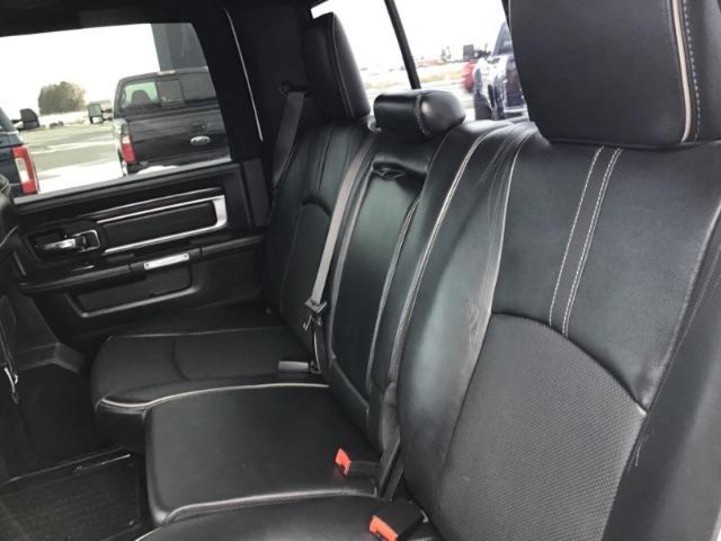 2017 Pearl White /Black/Cattle Tan, premium leather RAM 3500 Longhorn Crew Cab LWB 4WD (3C63R3KL4HG) with an 6.7L L6 OHV 24V TURBO DIESEL engine, 6-Speed Automatic transmission, located at 1235 N Woodruff Ave., Idaho Falls, 83401, (208) 523-1053, 43.507172, -112.000488 - Photo#18