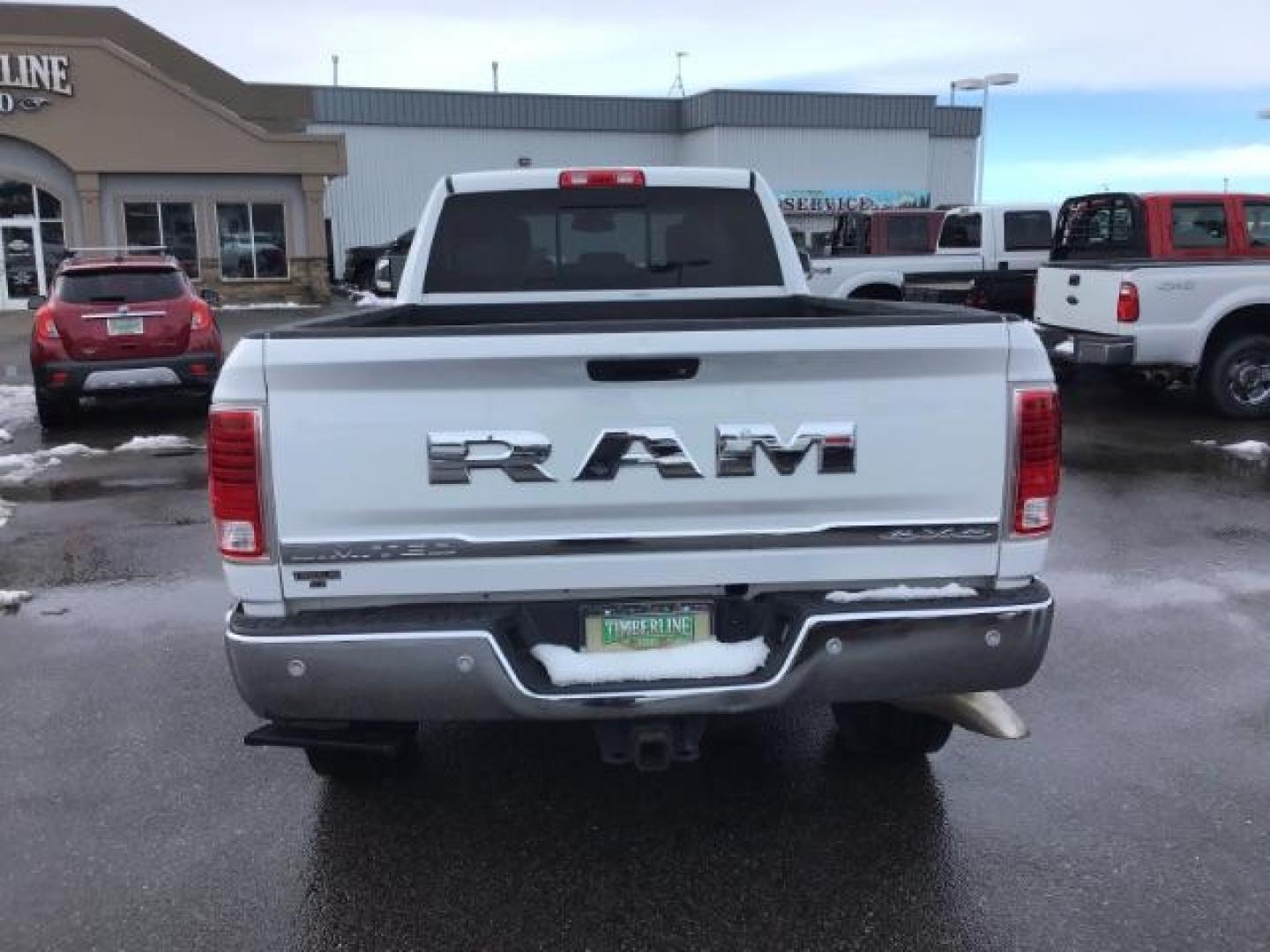2017 Pearl White /Black/Cattle Tan, premium leather RAM 3500 Longhorn Crew Cab LWB 4WD (3C63R3KL4HG) with an 6.7L L6 OHV 24V TURBO DIESEL engine, 6-Speed Automatic transmission, located at 1235 N Woodruff Ave., Idaho Falls, 83401, (208) 523-1053, 43.507172, -112.000488 - Photo#3