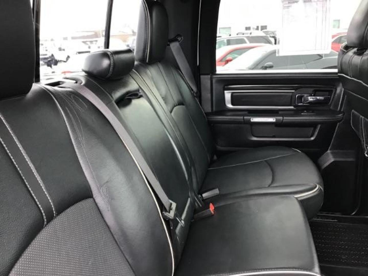 2017 Pearl White /Black/Cattle Tan, premium leather RAM 3500 Longhorn Crew Cab LWB 4WD (3C63R3KL4HG) with an 6.7L L6 OHV 24V TURBO DIESEL engine, 6-Speed Automatic transmission, located at 1235 N Woodruff Ave., Idaho Falls, 83401, (208) 523-1053, 43.507172, -112.000488 - Photo#20