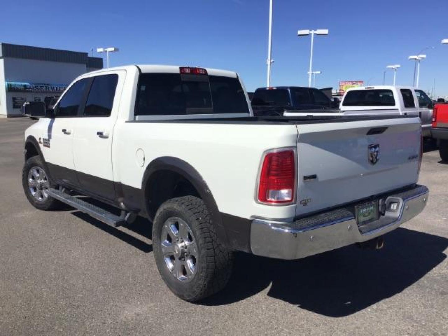 2017 WHITE /Black, leather RAM 3500 Laramie Crew Cab SWB 4WD (3C63R3EL0HG) with an 6.7L L6 OHV 24V TURBO DIESEL engine, 6-Speed Automatic transmission, located at 1235 N Woodruff Ave., Idaho Falls, 83401, (208) 523-1053, 43.507172, -112.000488 - Photo#2