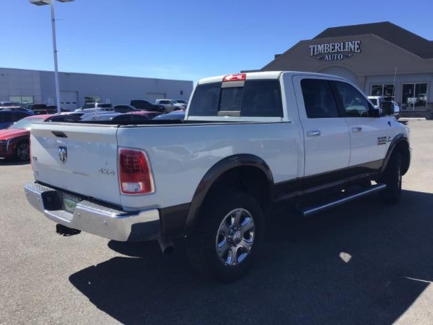 2017 WHITE /Black, leather RAM 3500 Laramie Crew Cab SWB 4WD (3C63R3EL0HG) with an 6.7L L6 OHV 24V TURBO DIESEL engine, 6-Speed Automatic transmission, located at 1235 N Woodruff Ave., Idaho Falls, 83401, (208) 523-1053, 43.507172, -112.000488 - Photo#4