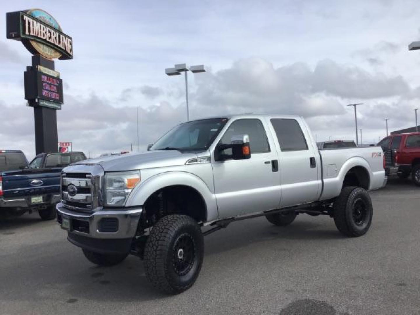 2013 Sterling Grey Metallic /Steel Cloth Interior Ford F-250 SD XLT Crew Cab 4WD (1FT7W2B66DE) with an 6.2L V8 OHV 16V engine, 6-Speed Automatic transmission, located at 1235 N Woodruff Ave., Idaho Falls, 83401, (208) 523-1053, 43.507172, -112.000488 - Photo#0