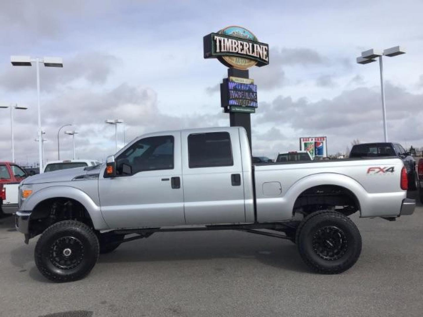 2013 Sterling Grey Metallic /Steel Cloth Interior Ford F-250 SD XLT Crew Cab 4WD (1FT7W2B66DE) with an 6.2L V8 OHV 16V engine, 6-Speed Automatic transmission, located at 1235 N Woodruff Ave., Idaho Falls, 83401, (208) 523-1053, 43.507172, -112.000488 - Photo#1
