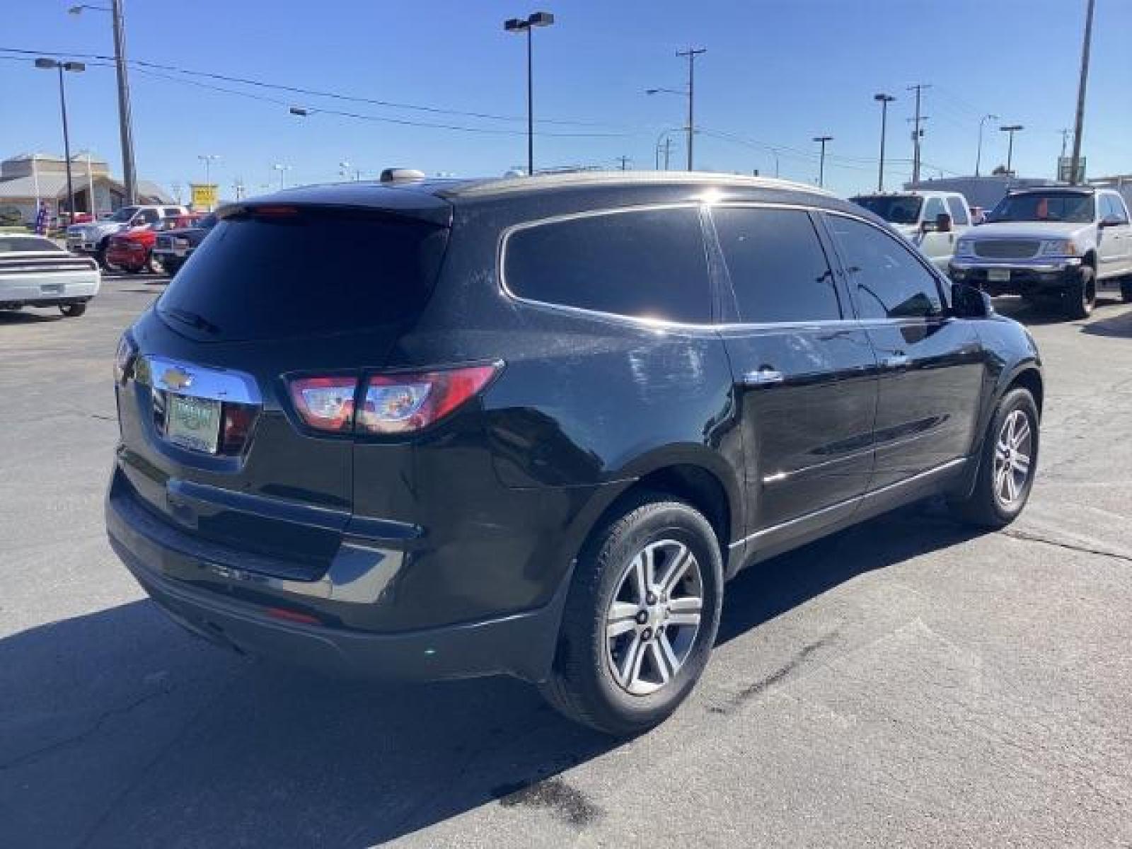 2017 Mosaic Black Metallic /Dark Titanium / Light Titanium, premium cloth Chevrolet Traverse 1LT AWD (1GNKVGKD8HJ) with an 3.6L V6 DOHC 24V engine, 6-Speed Automatic transmission, located at 1235 N Woodruff Ave., Idaho Falls, 83401, (208) 523-1053, 43.507172, -112.000488 - The 2017 Chevrolet Traverse 1LT AWD comes with a variety of features that enhance comfort, convenience, and safety. Here are some of the key features you can expect: All-Wheel Drive (AWD): Provides better traction and stability, particularly in adverse weather conditions or on rough terrain. 3.6L V - Photo #4