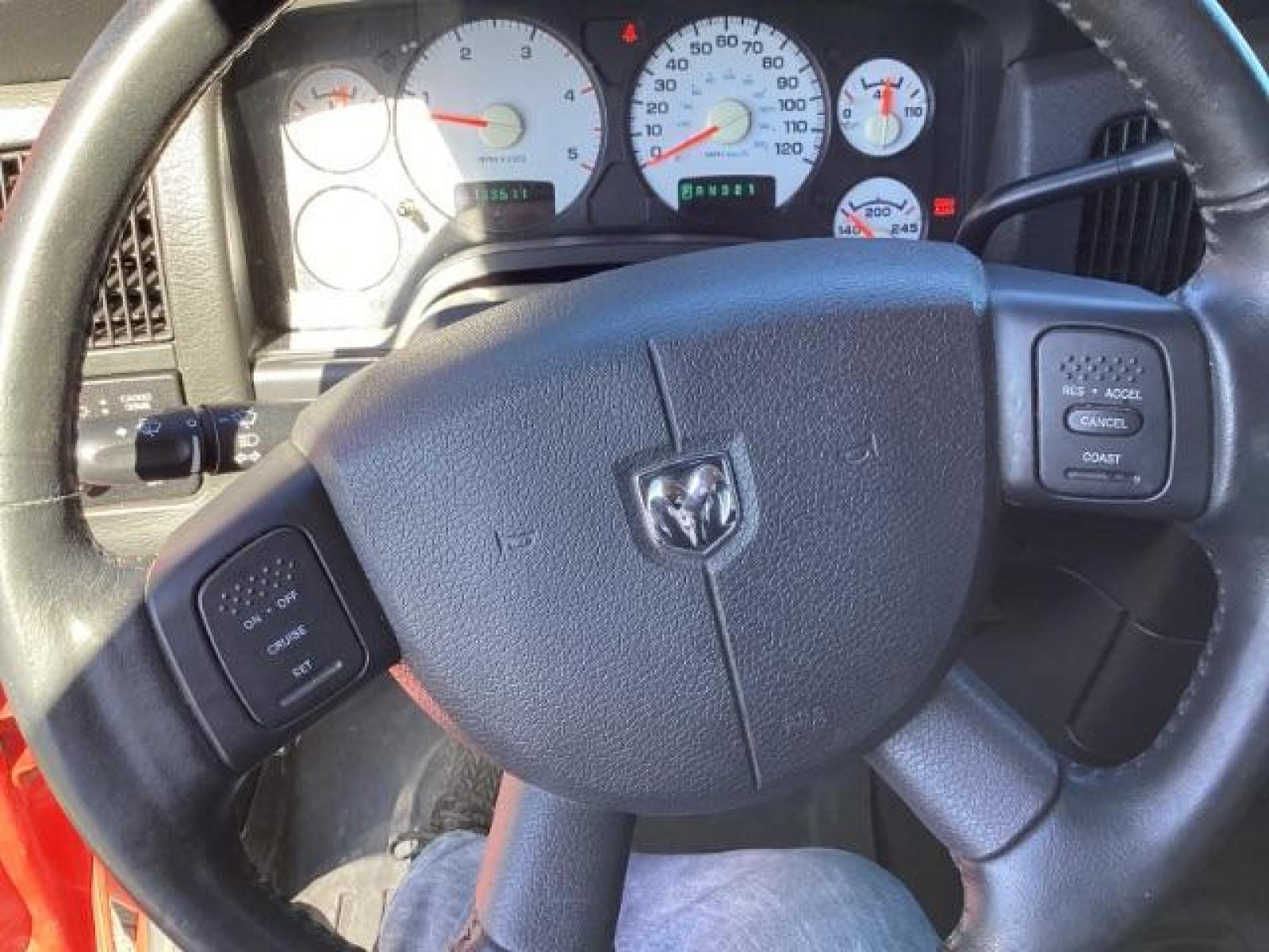 2004 Flame Red /Dark Slate Gray Leather Interior Dodge Ram 2500 SLT Quad Cab 4WD (3D7KU28CX4G) with an 5.9L L6 OHV 24V TURBO DIESEL engine, 5-Speed Automatic transmission, located at 1235 N Woodruff Ave., Idaho Falls, 83401, (208) 523-1053, 43.507172, -112.000488 - The 2004 Dodge Ram 2500 Quad Cab SLT Diesel is a robust and capable truck known for its towing capacity and durability. Here are some of the key features you might find on this model: Engine: Equipped with a powerful and torquey Cummins 5.9-liter inline-six turbocharged diesel engine, known for its - Photo #12