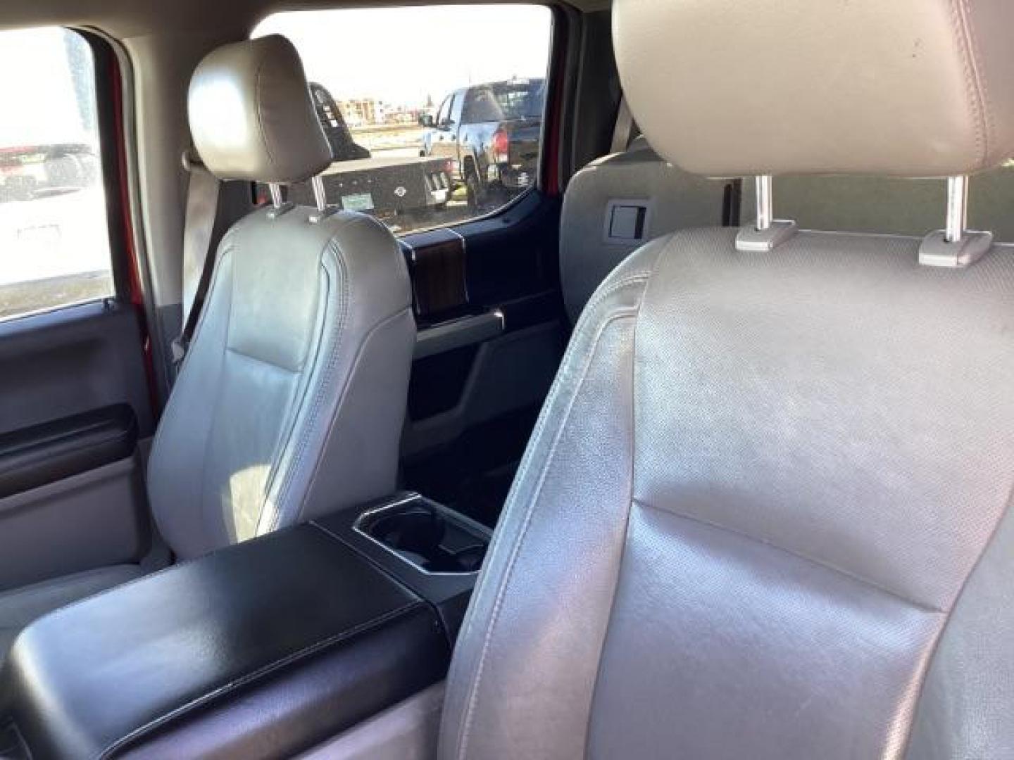 2015 RED /LEATHER Ford F-150 Lariat SuperCrew 6.5-ft. Bed 4WD (1FTFW1EG5FK) with an 3.5 V6 engine, 6-Speed Automatic transmission, located at 1235 N Woodruff Ave., Idaho Falls, 83401, (208) 523-1053, 43.507172, -112.000488 - Photo#9