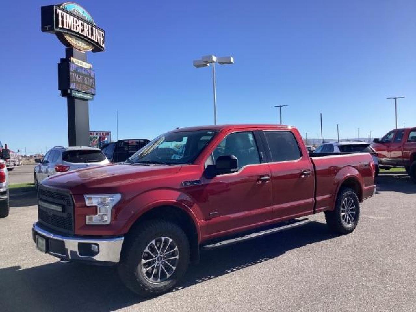 2015 RED /LEATHER Ford F-150 Lariat SuperCrew 6.5-ft. Bed 4WD (1FTFW1EG5FK) with an 3.5 V6 engine, 6-Speed Automatic transmission, located at 1235 N Woodruff Ave., Idaho Falls, 83401, (208) 523-1053, 43.507172, -112.000488 - Photo#0