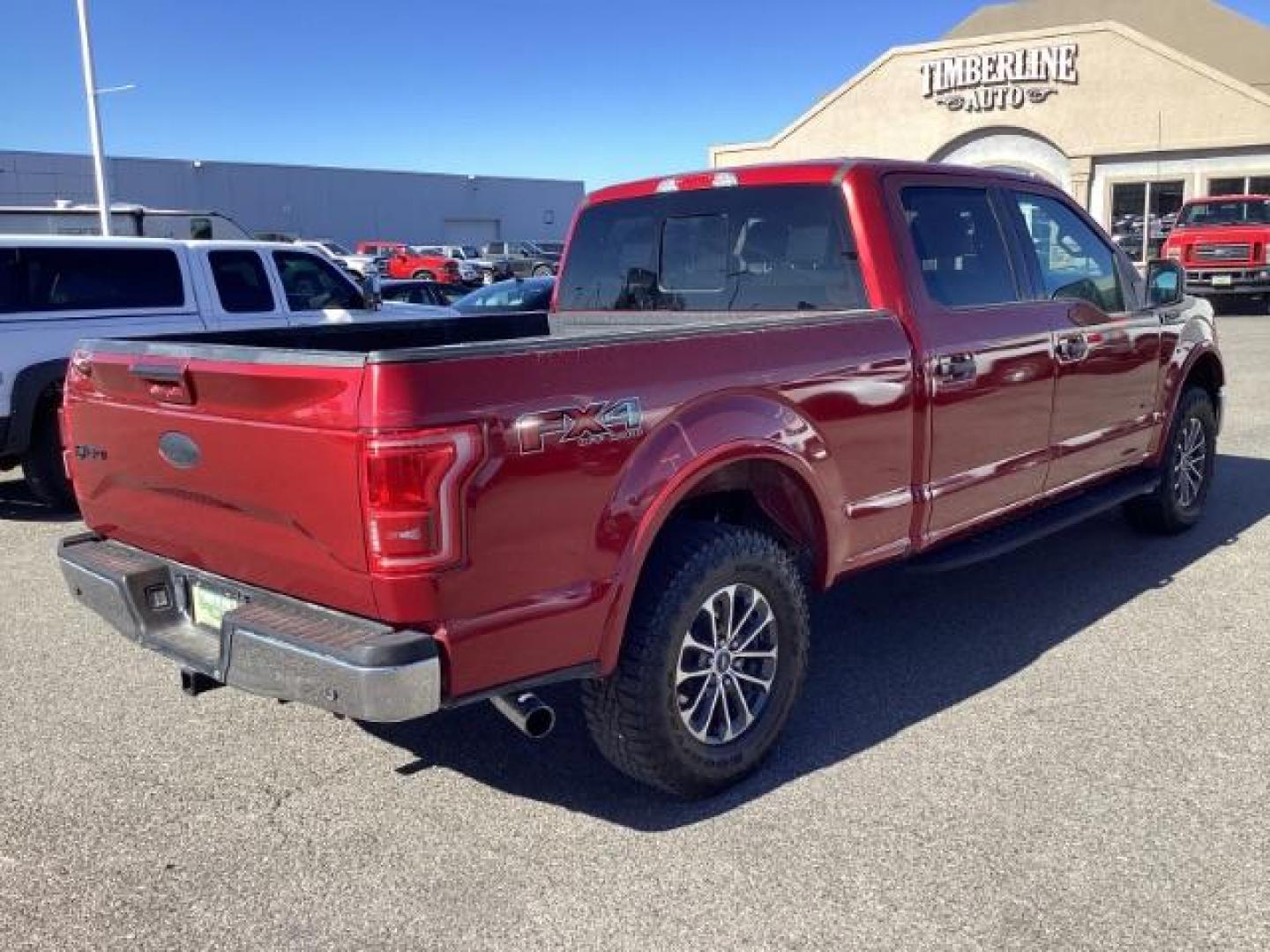 2015 RED /LEATHER Ford F-150 Lariat SuperCrew 6.5-ft. Bed 4WD (1FTFW1EG5FK) with an 3.5 V6 engine, 6-Speed Automatic transmission, located at 1235 N Woodruff Ave., Idaho Falls, 83401, (208) 523-1053, 43.507172, -112.000488 - Photo#4