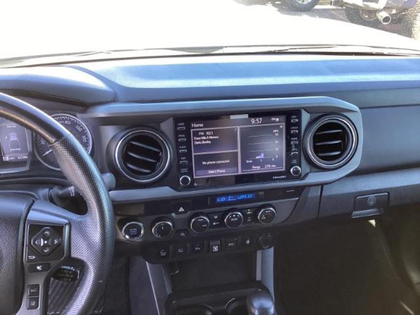 2021 Silver Sky Metallic /Cement Gray, cloth Toyota Tacoma SR5 Double Cab Long Bed V6 6AT 4WD (5TFCZ5ANXMX) with an 3.5L V6 DOHC 24V engine, 6-Speed Automatic transmission, located at 1235 N Woodruff Ave., Idaho Falls, 83401, (208) 523-1053, 43.507172, -112.000488 - The 2021 Toyota Tacoma Crew Cab is designed to excel both on and off the road, offering a combination of ruggedness, capability, and advanced features. Here are some of the key features you can typically find in this model: Off-Road Capability: The TRD Off-Road trim is specifically geared towards o - Photo#10