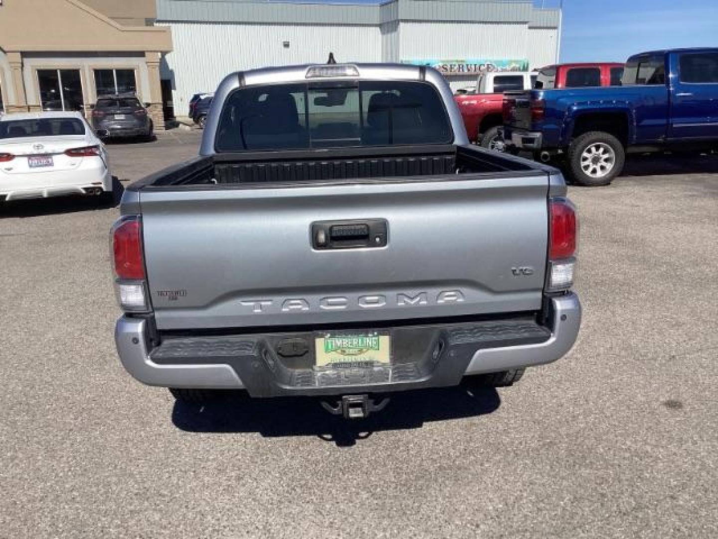 2021 Silver Sky Metallic /Cement Gray, cloth Toyota Tacoma SR5 Double Cab Long Bed V6 6AT 4WD (5TFCZ5ANXMX) with an 3.5L V6 DOHC 24V engine, 6-Speed Automatic transmission, located at 1235 N Woodruff Ave., Idaho Falls, 83401, (208) 523-1053, 43.507172, -112.000488 - The 2021 Toyota Tacoma Crew Cab is designed to excel both on and off the road, offering a combination of ruggedness, capability, and advanced features. Here are some of the key features you can typically find in this model: Off-Road Capability: The TRD Off-Road trim is specifically geared towards o - Photo#3