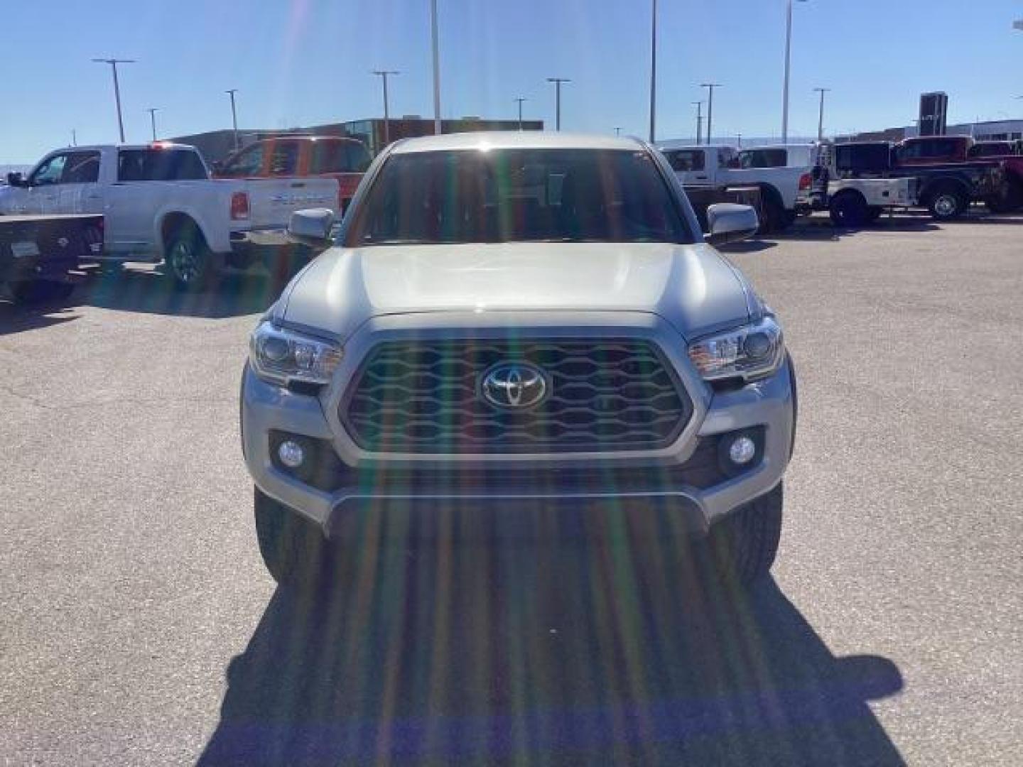 2021 Silver Sky Metallic /Cement Gray, cloth Toyota Tacoma SR5 Double Cab Long Bed V6 6AT 4WD (5TFCZ5ANXMX) with an 3.5L V6 DOHC 24V engine, 6-Speed Automatic transmission, located at 1235 N Woodruff Ave., Idaho Falls, 83401, (208) 523-1053, 43.507172, -112.000488 - The 2021 Toyota Tacoma Crew Cab is designed to excel both on and off the road, offering a combination of ruggedness, capability, and advanced features. Here are some of the key features you can typically find in this model: Off-Road Capability: The TRD Off-Road trim is specifically geared towards o - Photo#7