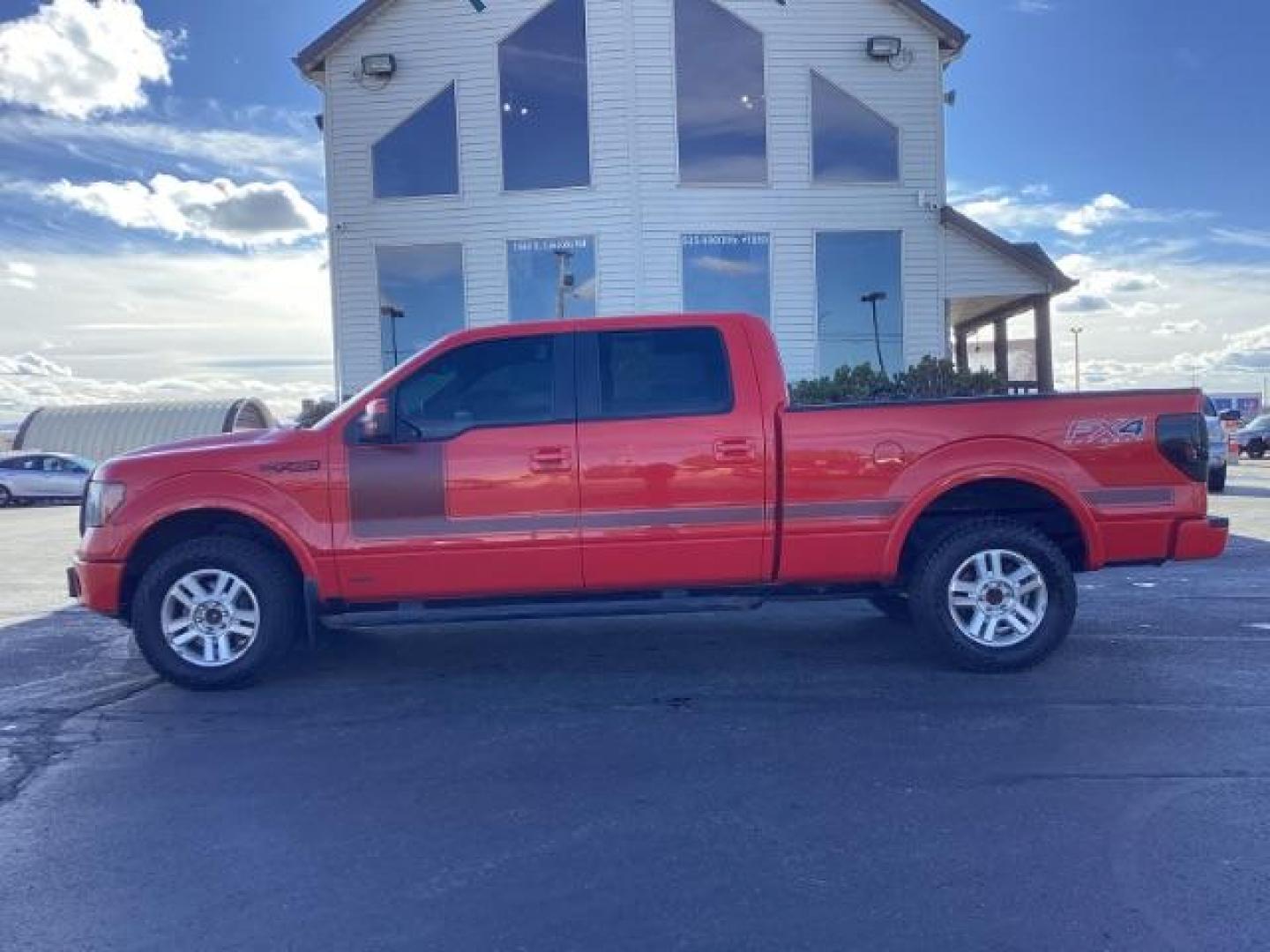 2012 Red Candy Metallic /Black Leather Interior Ford F-150 FX4 SuperCrew 6.5-ft. Bed 4WD (1FTFW1ET2CF) with an 3.5L V6 TURBO engine, 6-Speed Automatic transmission, located at 1235 N Woodruff Ave., Idaho Falls, 83401, (208) 523-1053, 43.507172, -112.000488 - At Timberline Auto, finding a great deal on your next vehicle is always easy! Our experienced sales staff's goal is to help find you the right vehicle at the right price! Our knowledgeable finance department has options for almost any credit score. We offer extended service contract options to prote - Photo#2