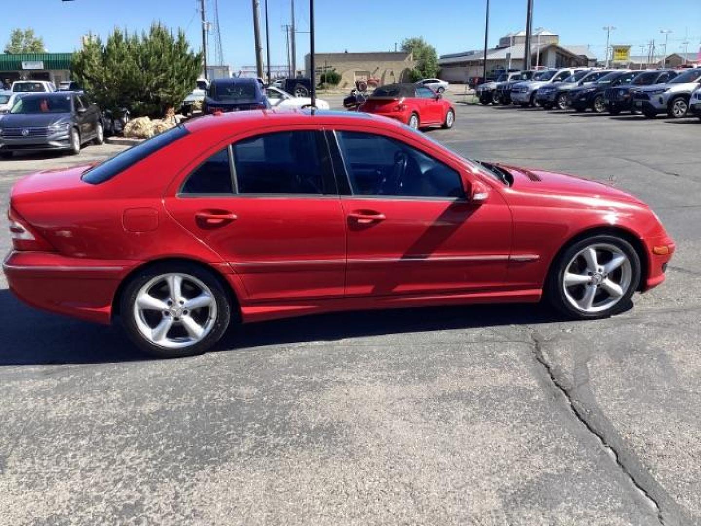 2006 Barolo Red Metallic /Black Leather Interior Mercedes-Benz C-Class C230 Sport Sedan (WDBRF52HX6F) with an 2.5L V6 DOHC 24V engine, 7-Speed Automatic transmission, located at 1235 N Woodruff Ave., Idaho Falls, 83401, (208) 523-1053, 43.507172, -112.000488 - At Timberline Auto it is always easy to find a great deal on your next vehicle! Our experienced sales staff can help find the right vehicle will fit your needs. Our knowledgeable finance department has options for almost any credit score. We offer many warranty contract options to protect you new pr - Photo#4