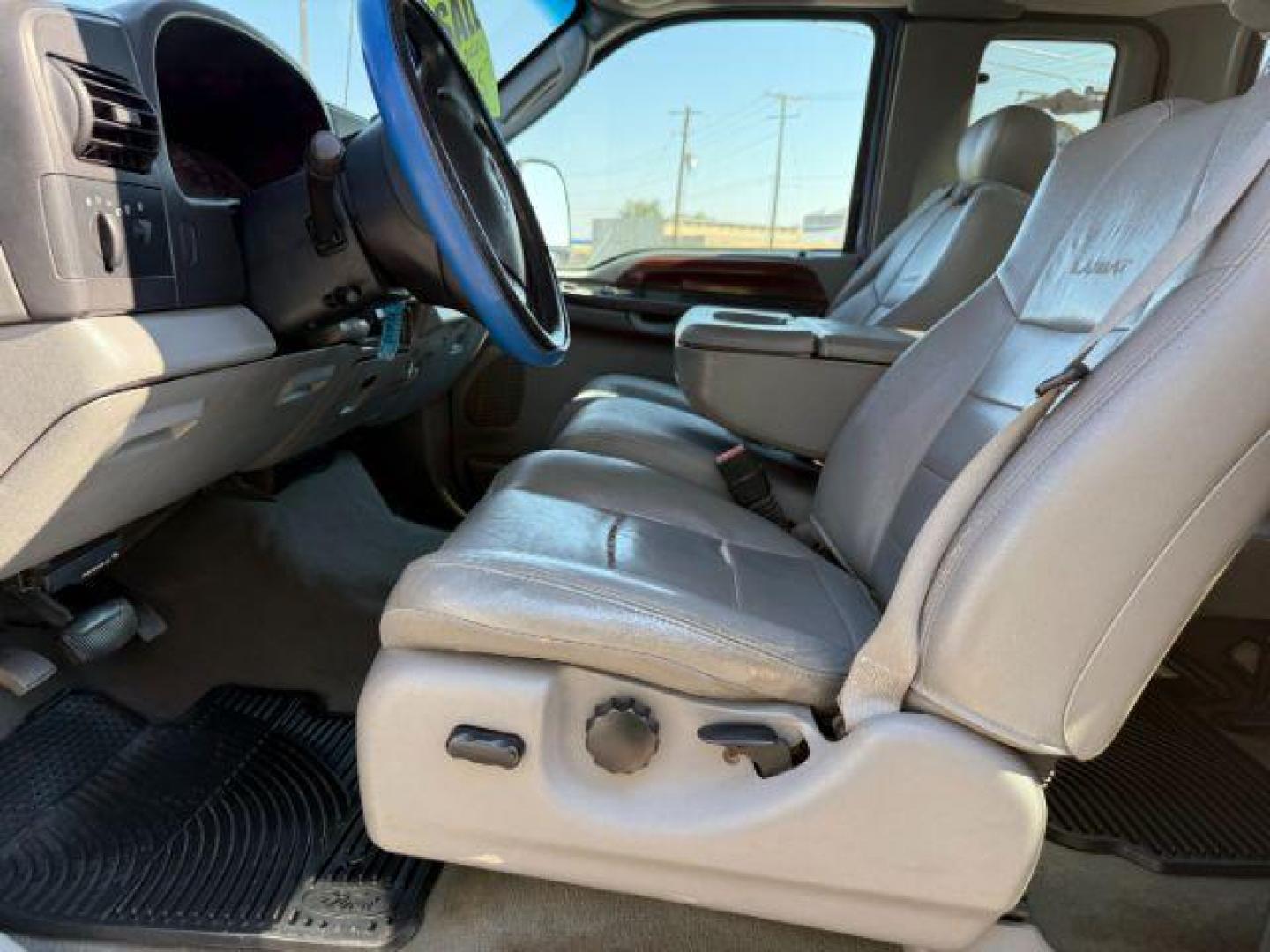 2005 BLUE /Medium Flint Leather Interior Ford F-350 SD (1FTWX31P55E) with an 60L V8 OHV 32V TURBO DIESEL engine, Automatic transmission, located at 1175 N Woodruff Ave, Idaho Falls, ID, 83401, 43.506901, -111.999657 - Photo#26
