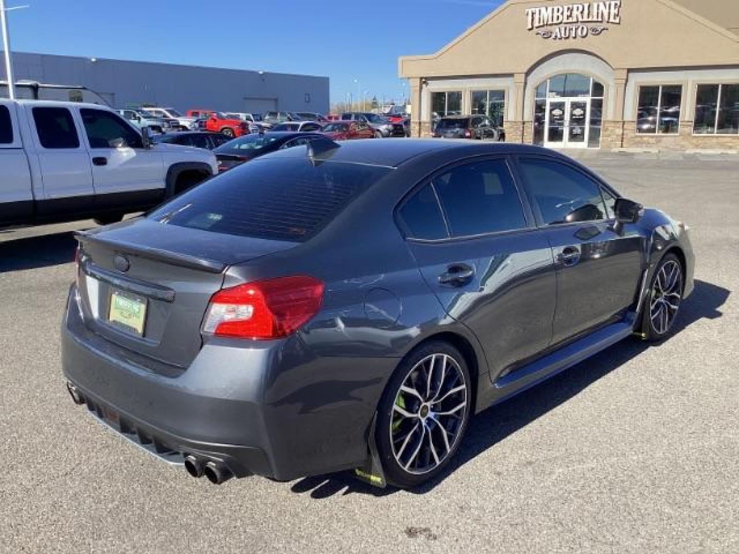 2020 Magnetite Gray Metallic /Black/Carbon Black, leather/sueded microfiber Subaru WRX STI 4-Door (JF1VA2V63L9) with an 2.5L H4 DOHC 16V engine, 6-Speed Manual transmission, located at 1235 N Woodruff Ave., Idaho Falls, 83401, (208) 523-1053, 43.507172, -112.000488 - Photo#4