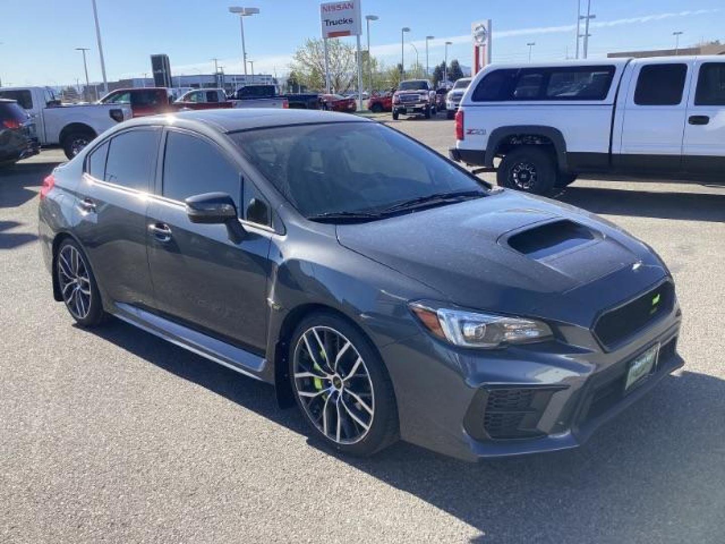2020 Magnetite Gray Metallic /Black/Carbon Black, leather/sueded microfiber Subaru WRX STI 4-Door (JF1VA2V63L9) with an 2.5L H4 DOHC 16V engine, 6-Speed Manual transmission, located at 1235 N Woodruff Ave., Idaho Falls, 83401, (208) 523-1053, 43.507172, -112.000488 - Photo#6