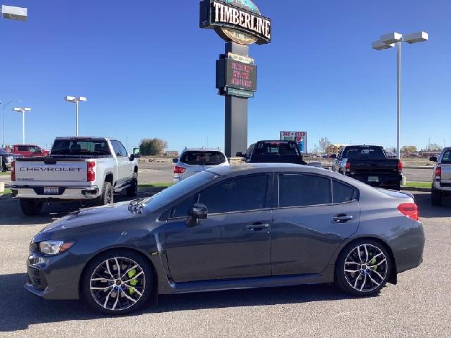 2020 Magnetite Gray Metallic /Black/Carbon Black, leather/sueded microfiber Subaru WRX STI 4-Door (JF1VA2V63L9) with an 2.5L H4 DOHC 16V engine, 6-Speed Manual transmission, located at 1235 N Woodruff Ave., Idaho Falls, 83401, (208) 523-1053, 43.507172, -112.000488 - Photo#1