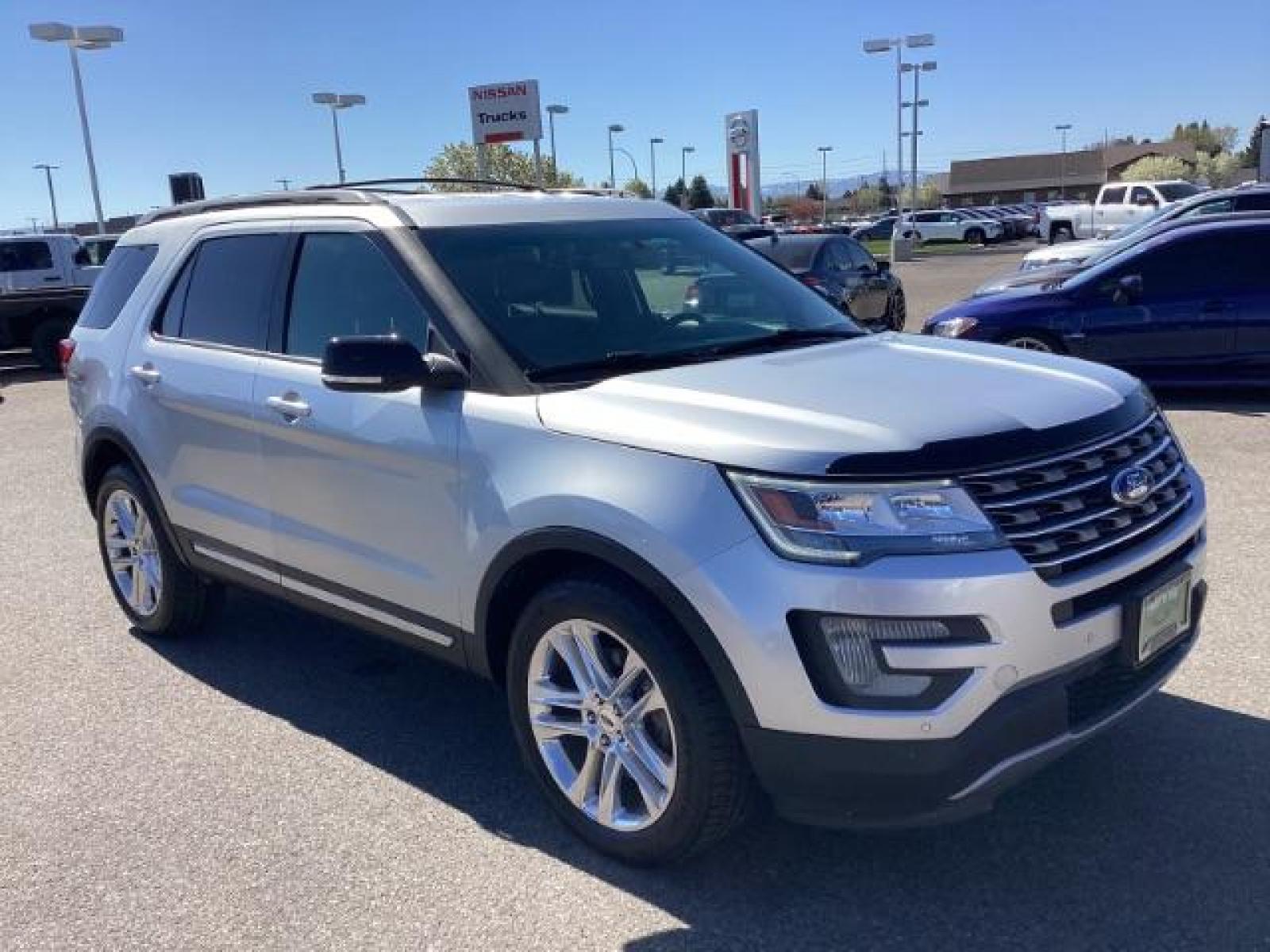 2017 Ingot Silver Metallic /Dark Earth w/Ebony Black, leather/sueded microfibe Ford Explorer XLT 4WD (1FM5K8D87HG) with an 3.5L V6 DOHC 24V engine, 6-Speed Automatic transmission, located at 1235 N Woodruff Ave., Idaho Falls, 83401, (208) 523-1053, 43.507172, -112.000488 - The 2017 Ford Explorer XLT 4x4 is a midsize SUV known for its versatility, comfort, and modern features. Here are the key features you can typically find in the 2017 Ford Explorer XLT 4x4: Four-Wheel Drive System: The Explorer XLT 4x4 comes equipped with a capable four-wheel-drive system, providin - Photo #5