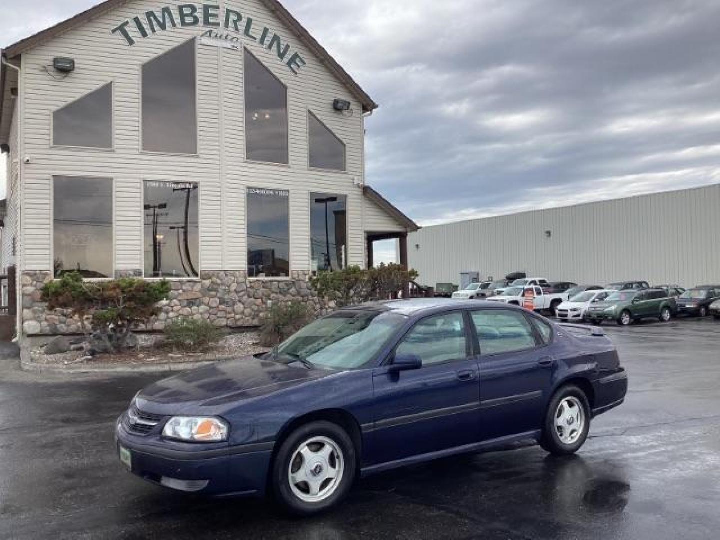 2001 Navy Blue Metallic /Medium Gray Cloth Chevrolet Impala LS (2G1WH55K519) with an 3.8L V6 OHV 12V engine, 4-Speed Automatic transmission, located at 1235 N Woodruff Ave., Idaho Falls, 83401, (208) 523-1053, 43.507172, -112.000488 - The 2001 Chevrolet Impala LS, a midsize sedan, typically came with several standard features and optional upgrades. Here are some common features found on the 2001 Chevrolet Impala LS: Engine: The Impala LS often featured a 3.8-liter V6 engine, which provided a good balance of power and fuel effici - Photo#1