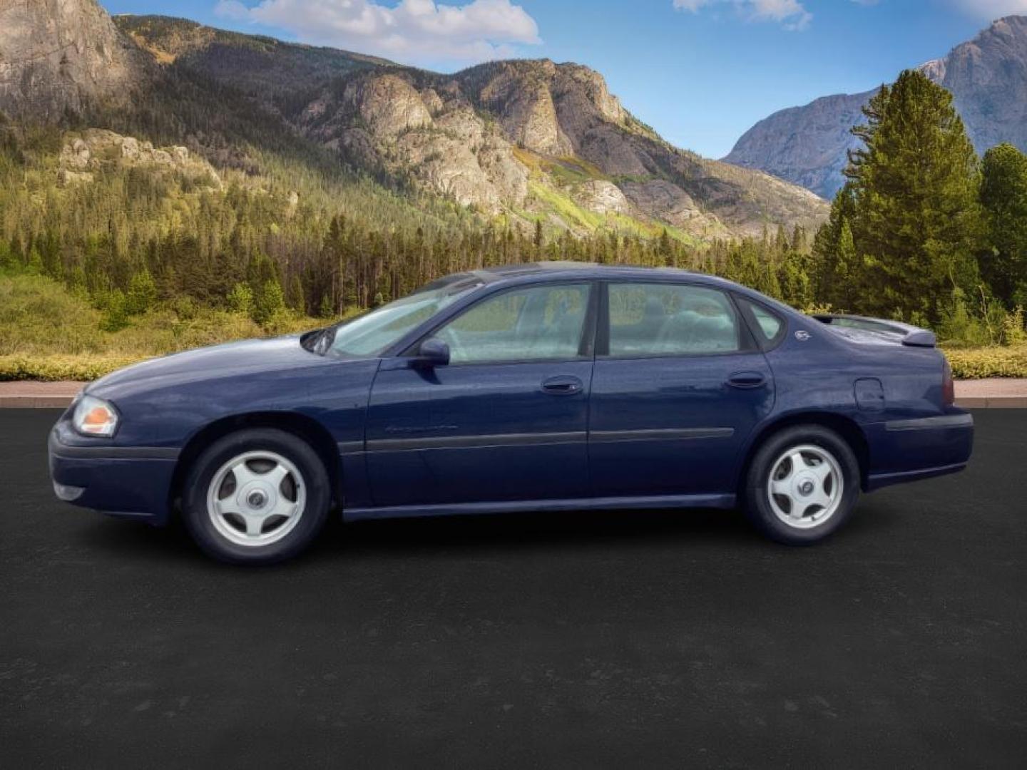 2001 Navy Blue Metallic /Medium Gray Cloth Chevrolet Impala LS (2G1WH55K519) with an 3.8L V6 OHV 12V engine, 4-Speed Automatic transmission, located at 1235 N Woodruff Ave., Idaho Falls, 83401, (208) 523-1053, 43.507172, -112.000488 - The 2001 Chevrolet Impala LS, a midsize sedan, typically came with several standard features and optional upgrades. Here are some common features found on the 2001 Chevrolet Impala LS: Engine: The Impala LS often featured a 3.8-liter V6 engine, which provided a good balance of power and fuel effici - Photo#2