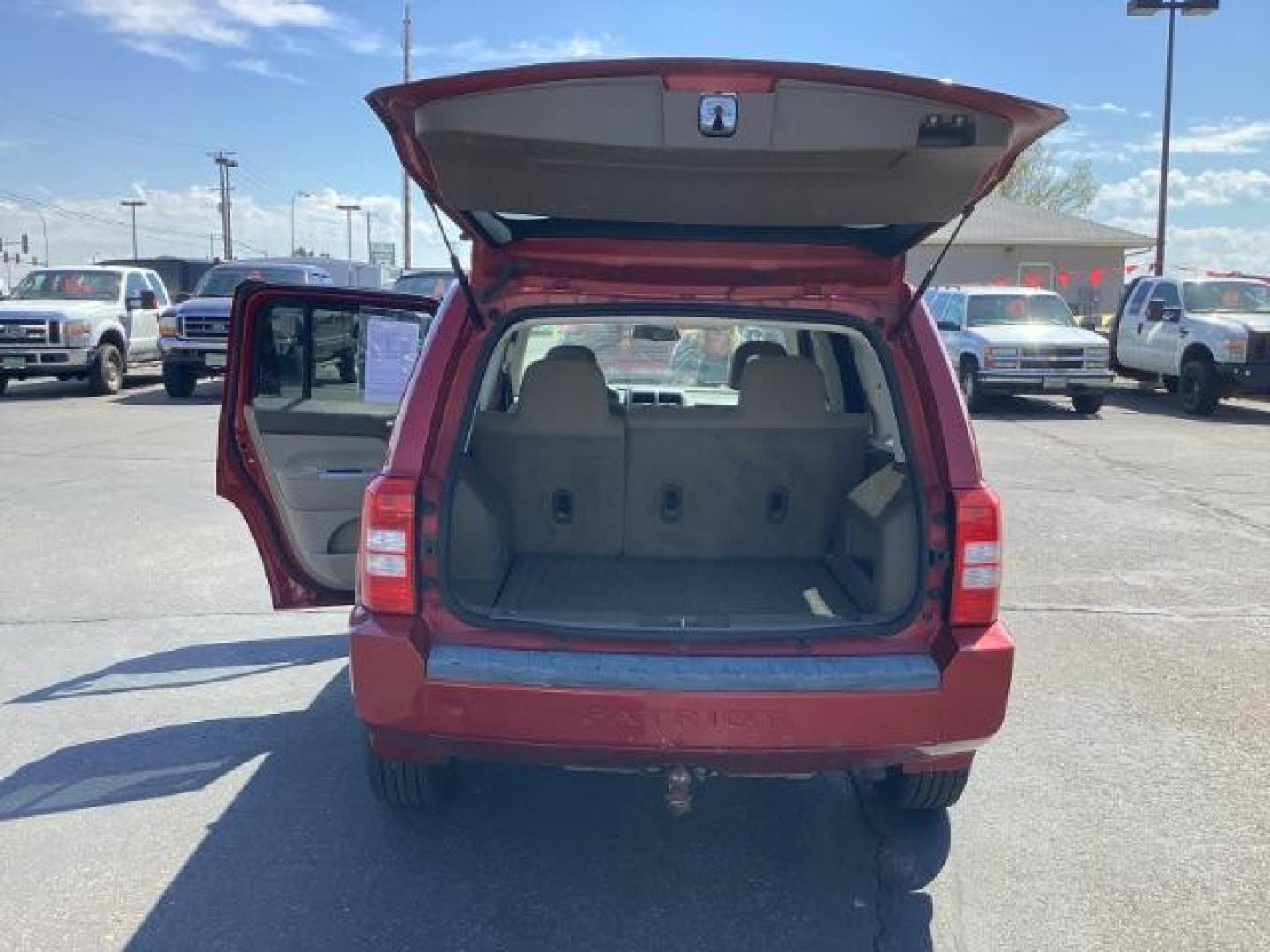 2008 Inferno Red Crystal Pearl /Dark Slate Gray Cloth Interior Jeep Patriot Sport 4WD (1J8FF28W28D) with an 2.4L L4 DOHC 16V engine, located at 1235 N Woodruff Ave., Idaho Falls, 83401, (208) 523-1053, 43.507172, -112.000488 - Photo#15