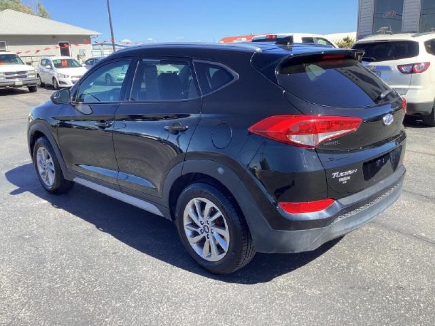2018 Black Noir Pearl /Black, cloth Hyundai Tucson SEL AWD (KM8J3CA40JU) with an 2.0L L4 DOHC 16V engine, 6-Speed Automatic transmission, located at 1235 N Woodruff Ave., Idaho Falls, 83401, (208) 523-1053, 43.507172, -112.000488 - At Timberline Auto it is always easy to find a great deal on your next vehicle! Our experienced sales staff can help find the right vehicle will fit your needs. Our knowledgeable finance department has options for almost any credit score. We offer many warranty contract options to protect you new pr - Photo#2