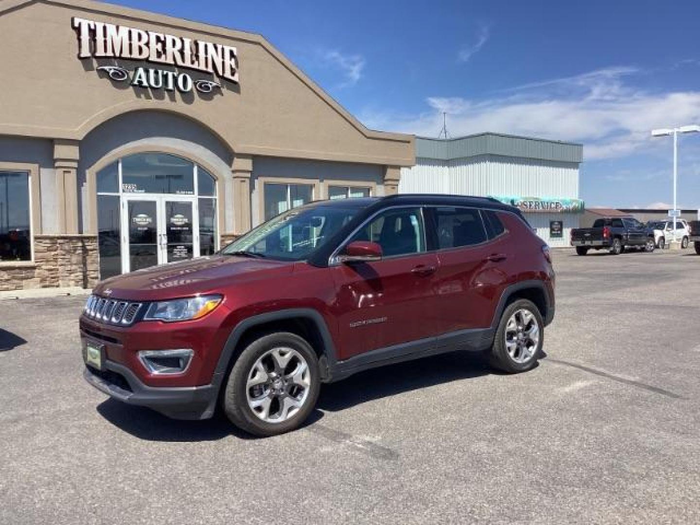 2021 RED /LEATHER Jeep Compass Limited 4WD (3C4NJDCB1MT) with an 2.4L L4 DOHC 16V engine, Continuously Variable Transmission transmission, located at 1235 N Woodruff Ave., Idaho Falls, 83401, (208) 523-1053, 43.507172, -112.000488 - Photo#1