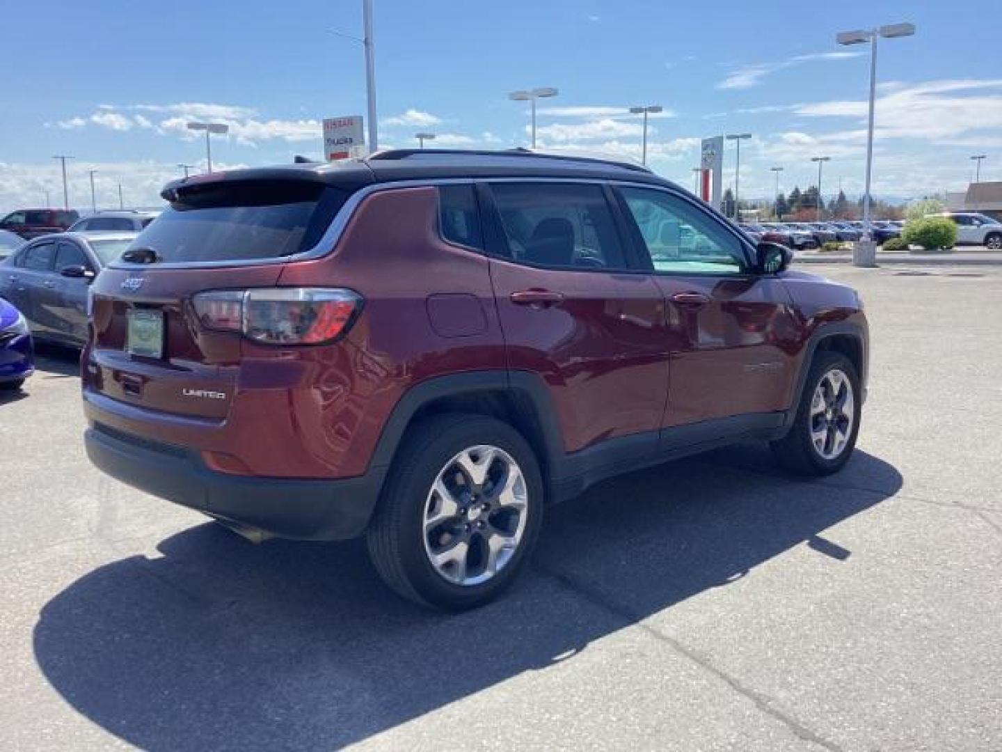 2021 RED /LEATHER Jeep Compass Limited 4WD (3C4NJDCB1MT) with an 2.4L L4 DOHC 16V engine, Continuously Variable Transmission transmission, located at 1235 N Woodruff Ave., Idaho Falls, 83401, (208) 523-1053, 43.507172, -112.000488 - Photo#4